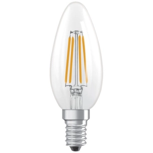 led superstar classic b 40 filament dim 3.4w 827 clear e14 - ledvance gp