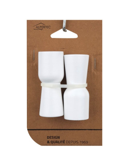 butã©es murales bois blanc fsc 70mm lot de 2 - asg france