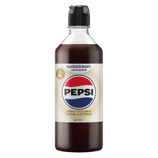 concentre pepsi zero cafeine zero sucres 440ml - sodastream france