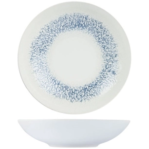 amalfi azure assiette creuse d21cm - cosy et trendy billiet