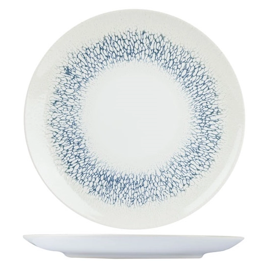 amalfi azure assiette plate d26cm - cosy et trendy billiet