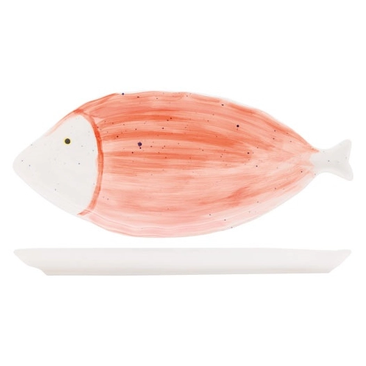 coral assiette 36x15,8xh2,8cm - cosy et trendy billiet