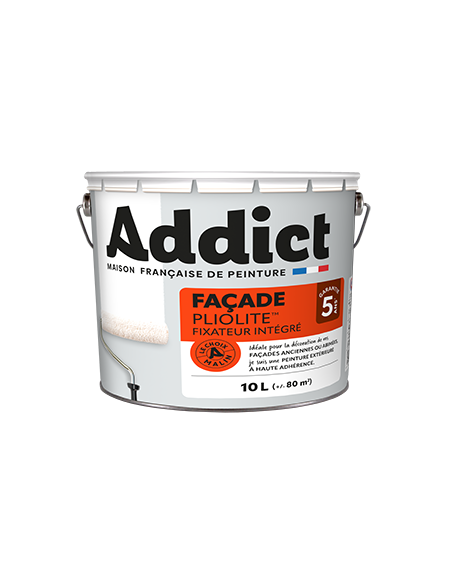 Peinture Façade Pliolite TON PIERRE10L Haute résistance intempéries - Addict