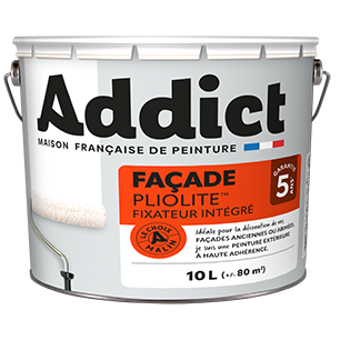 Peinture Façade Pliolite TON PIERRE10L Haute résistance intempéries - Addict