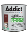 Peinture Bois Satin Rouge 0.5 litre - Finition satinée rouge durable pour bois - ADDICT