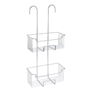 étagère de douche à 2 niveaux, modelo, 25 x 14 x 55 cm