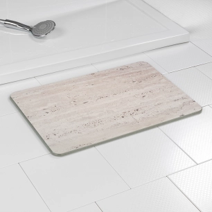 tapis de bain antidérapant en diatomite, granit, 60 x 39 cm