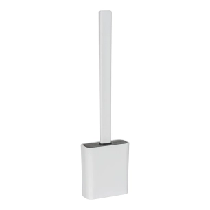 porte-brosse de toilette zalana, blanc, 9,8 x 4 x 35,5 cm
