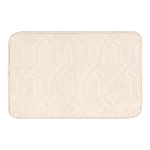 tapis de bain camiers, beige, 60 x 40 cm
