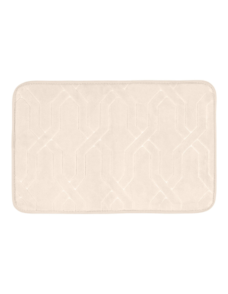 tapis de bain camiers, beige, 60 x 40 cm