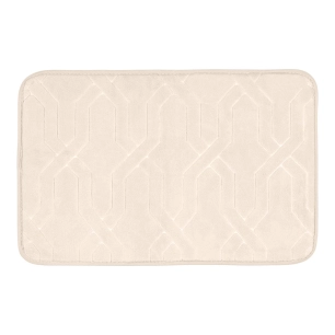 tapis de bain camiers, beige, 60 x 40 cm
