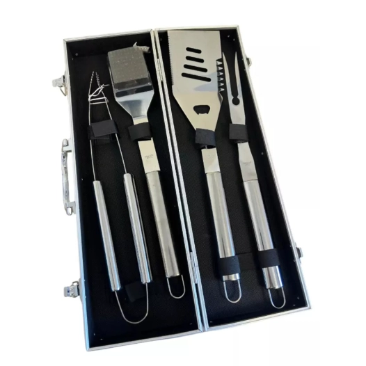 access bbq/plancha.valisette alu 4 acc. - little balance