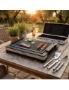 access bbq/plancha.valisette alu 4 acc. - little balance