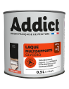 Peinture Laque glycéro brillant 0.5 litre noir - ADDICT
