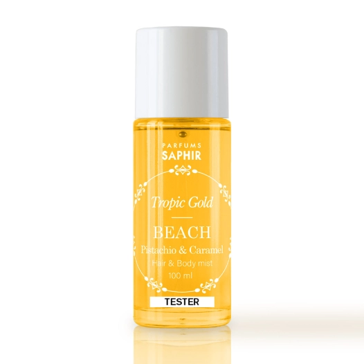 testeur hair&body mist, beach, pistachio&caramel, 100 ml