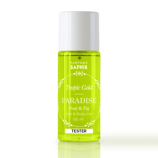 testeur hair&body mist, paradise, pear&fig, 100 ml