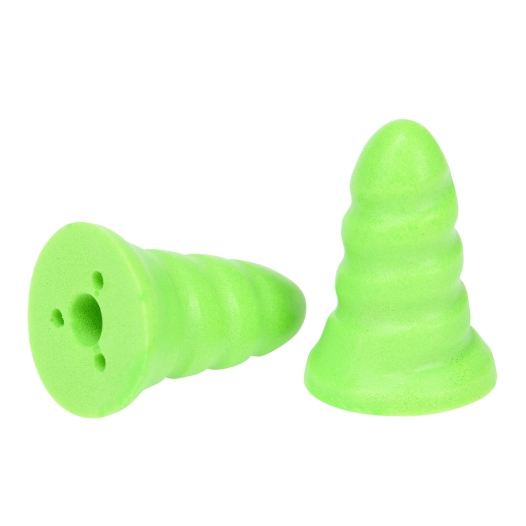 disposable pu earplugs (pk200) - vert - portwest
