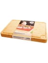 planche a decouper en bambou avec 4 inserts 40x30x4cm fscâ® - livwise point virgule