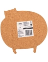 chat dessous de plat liege 15.2x15x1 cm - livwise point virgule
