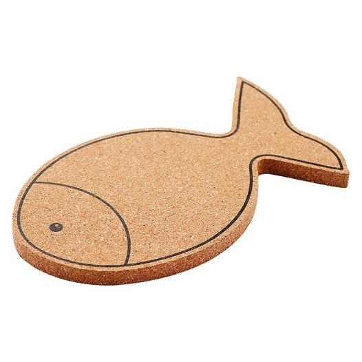 dessous de plat liege poisson - livwise point virgule