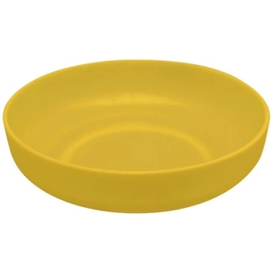 assiette creuse en rpet mimosa yellow ã˜ 18cm h 5cm - livwise point virgule