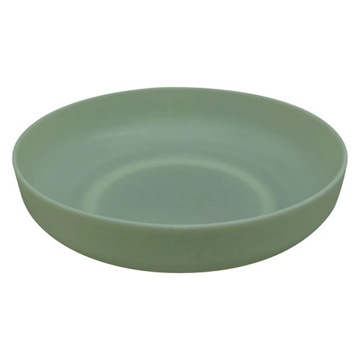assiette creuse en rpet iceberg green ã˜ 18cm h 5cm - livwise point virgule