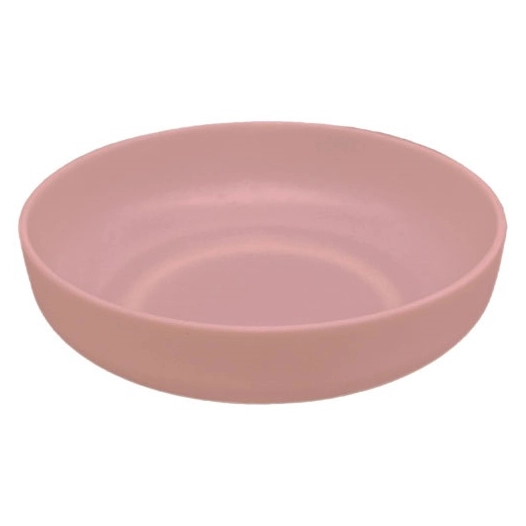 assiette creuse en rpet dusty pink ã˜ 18cm h 5cm - livwise point virgule
