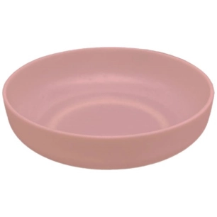 assiette creuse en rpet dusty pink ã˜ 18cm h 5cm - livwise point virgule