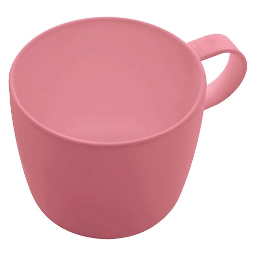 tasse a poignee en rpet dusty pink 450ml - livwise point virgule
