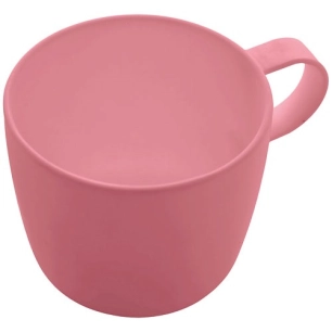 tasse a poignee en rpet dusty pink 450ml - livwise point virgule