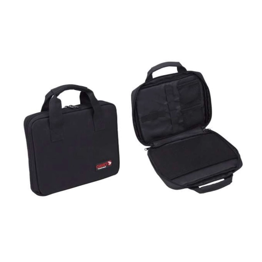 mallette pour pistolet, bade, noire, 26 cm