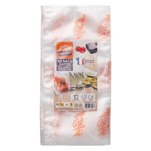 lot 50 sacs conservation sous-vide gaufrã©s 15x30? le parfait - berlin packaging france