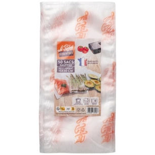 lot 50 sacs conservation sous-vide gaufrã©s 15x30? le parfait - berlin packaging france