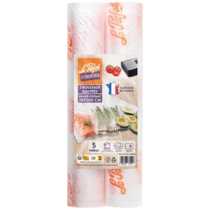 lot 2 rouleaux film sous-vide gaufrã©s 28x500? le parfait - berlin packaging france