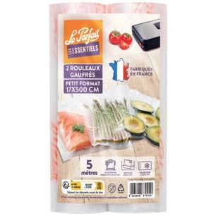 lot 2 rouleaux film sous-vide gaufrã©s 17x500 le parfait - berlin packaging france