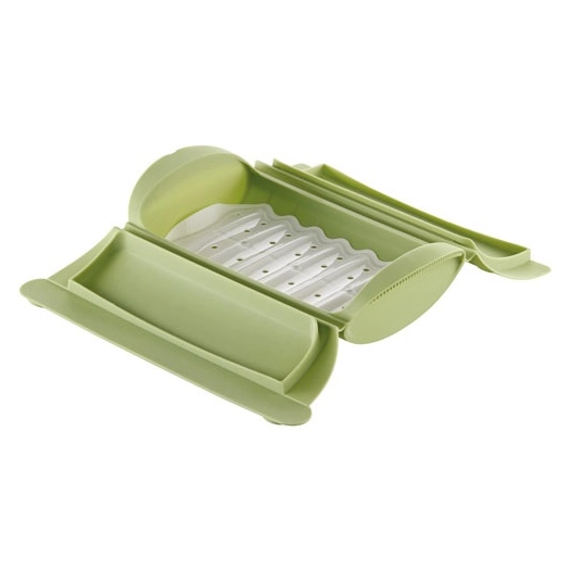 cuiseur vapeur plateau 2 pers silicone vert - brabantia international bv