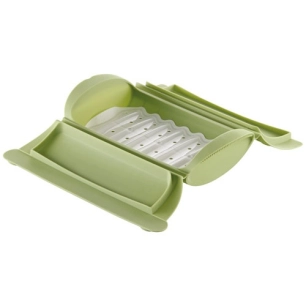 cuiseur vapeur plateau 2 pers silicone vert - brabantia international bv