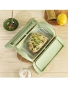 cuiseur vapeur plateau 2 pers silicone vert - brabantia international bv
