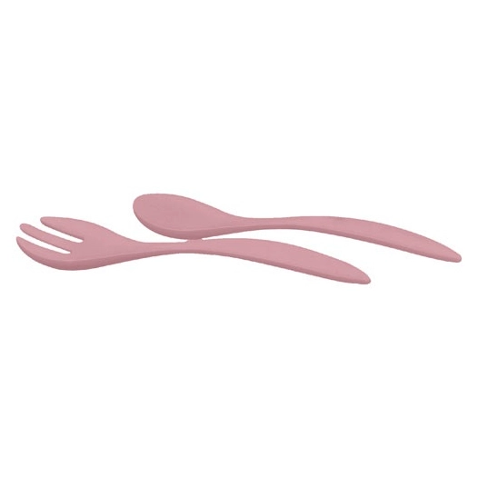 couverts a salade en rpet dusty pink 30cm - livwise point virgule