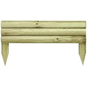 bordure a planter minitraverse bois naturel h.30 x l.55 cm - wsab logistique