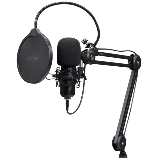 microphone emita ii+ avec bras articule - trust
