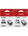cart pg575/cl576 x1+pap photo gp501 x10. - canon