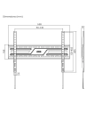support tv fixe.37a86 pouces.max75kg. - pmb