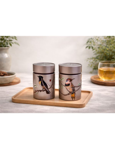 boã®te ã  cafã©/thã© - birds 150g - brussel steel eigenart