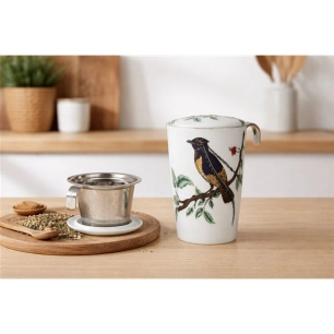 tasse en porcelaine - teaeve birds - brussel steel eigenart