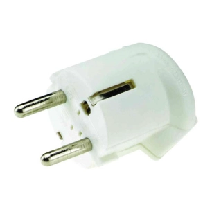 fiche mã¢le latã©rale blanc.2p+t 16a vrac - hbf