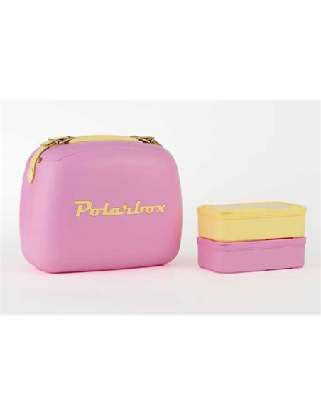 polarbox coolerbag 6l bubblegum-yellow - billiet ld