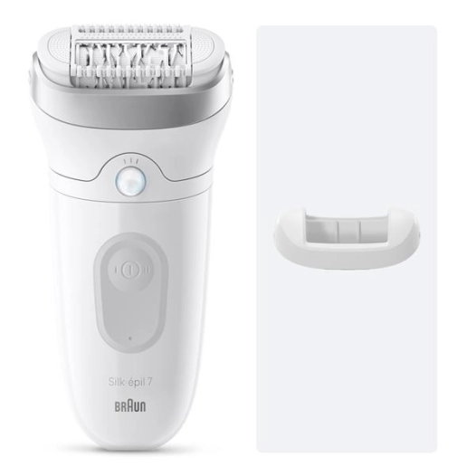 epilateur 40 pincettes - 0,5 mm - tãªte large - 40 min - 2 vit. - ã©tanche - smartlight - acc. prã©cision - blanc/argent - proct