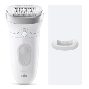 epilateur 40 pincettes - 0,5 mm - tãªte large - 40 min - 2 vit. - ã©tanche - smartlight - acc. prã©cision - blanc/argent - proct