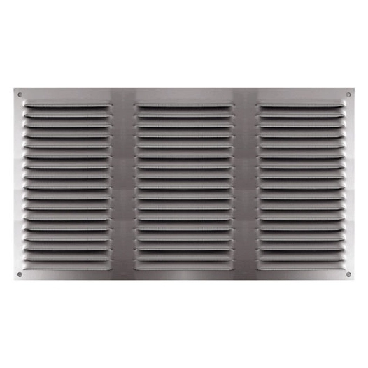 grille alu anodisã© persienne avec moustiquaire 200x300 mm - quinoa residentiel